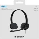 Logitech H151 Stereo Headset with Noise-Cancelling Mic - Best Price Kenya