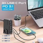 Promate GaNPort-140W GaN Fast Charging Station | 140W | NeoTech ICT Hub - Image 3
