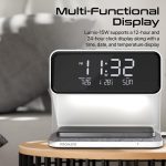 Promate Lumix 15W LED Alarm Clock with Wireless Charger | NeoTech ICT Hub - Image 3