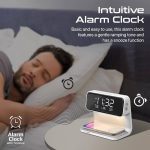 Promate Lumix 15W LED Alarm Clock with Wireless Charger | NeoTech ICT Hub - Image 2