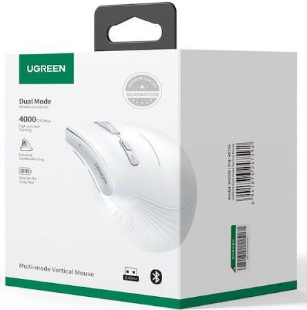 MU008 3 UGREEN MU008 Vertical Mouse | Multi-Mode Wireless Ergonomic Mouse | NeoTech ICT Hub - Image 1
