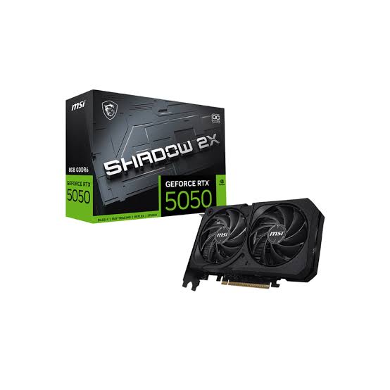 RTX 5050 MSI GeForce RTX 5050 8GB VENTUS 2X OC Graphics Card | NeoTech ICT Hub - Image 1