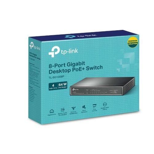 SG 1008P TP-Link TL-SG1008P 8-Port Gigabit Desktop Switch with 4-Port PoE | NeoTech ICT Hub - Image 1