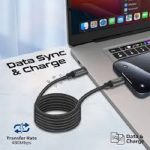 Promate Springy Magnetic USB-C Cable 60W 1.2m | Self-Organizing | NeoTech ICT Hub - Image 5