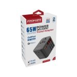Promate TripMate-GaN65 65W GaN Travel Adapter | Dual USB-C PD | NeoTech ICT Hub