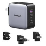 UGREEN CD296 65W 3-Port GaN Fast Charger | UG-90409 | Fast Charging | NeoTech ICT Hub