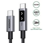 UGREEN L509 Uno USB-C to USB-C PD Cable 3m | Fast Charging & Data Transfer | NeoTech ICT Hub