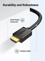 UGREEN HDMI to DVI 2K Cable Male to Male 1M | High-Speed Video Cable | NeoTech ICT Hub - Image 3