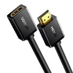 UGREEN HDMI 4K Cable Male to Female 1M | High-Speed HDMI Extension Cable | Black | NeoTech ICT Hub