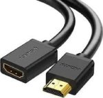 UGREEN HDMI 4K Cable Male to Female 1M | High-Speed HDMI Extension Cable | Black | NeoTech ICT Hub - Image 3