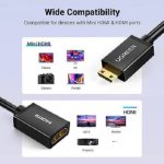 UGREEN Mini HDMI Male to HDMI Female Adapter Cable 22cm | High-Speed HDMI Extension | NeoTech ICT Hub - Image 3