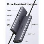 Ugreen CM639 10-in-1 USB-C Multifunction Adapter | USB 3.0+USB 2.0+USB-C 3.0 4K HDMI, Gigabit & SD/TF | NeoTech ICT Hub - Image 4