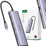 Ugreen CM639 10-in-1 USB-C Multifunction Adapter | USB 3.0+USB 2.0+USB-C 3.0 4K HDMI, Gigabit & SD/TF | NeoTech ICT Hub
