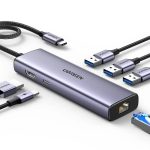UGREEN CM512 6 in 1 Multifunction Adapter USB-C To USB 3.0 A (3 Port)+4K HDMI+RJ45+PD Converter | NeoTech ICT Hub