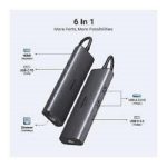 UGREEN CM512 6 in 1 Multifunction Adapter USB-C To USB 3.0 A (3 Port)+4K HDMI+RJ45+PD Converter | NeoTech ICT Hub - Image 2