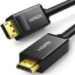 UGREEN DP Male to HDMI Male Cable 2M | DisplayPort to HDMI Cable 4K HD | NeoTech ICT Hub