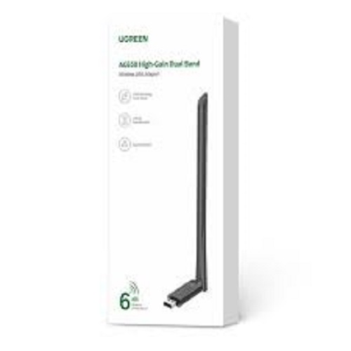 Ugreen High Gain 4 UGREEN CM496 AC650 Dual-Band Wi-Fi Adapter | High Gain | NeoTech ICT Hub - Image 1