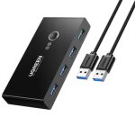 UGREEN 2-in-4-Out USB 3.0 Sharing Switch Box | 4-Port USB Switcher | Easy Device Sharing | NeoTech ICT Hub - Image 3