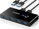 UGREEN 2-in-4-Out USB 3.0 Sharing Switch Box | 4-Port USB Switcher | Easy Device Sharing | NeoTech ICT Hub - Image 4