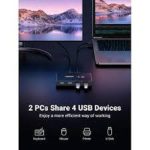 UGREEN 2-in-4-Out USB 3.0 Sharing Switch Box | 4-Port USB Switcher | Easy Device Sharing | NeoTech ICT Hub - Image 5